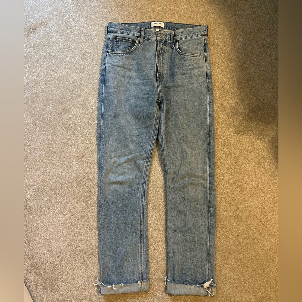 AGOLDE Cherie High Rise Straight Jean